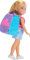 Barbie Family & Friends Cupcake-Backrucksack Blonde Chelsea-Puppe, tragbarer Rucksack mit Accessoires zum Backen und Spielen, JBF46