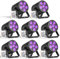 Oloaxolx 8pcs 60W Akku LED Par Strahler Wiederaufladbar, RGBWA+UV 6 LED Bühnenlicht mit Fernbedienung DMX512 Partylicht für DJ Disco Live Hochzeit Indoor Outdoor Ausstellungshalle