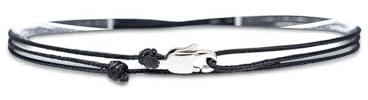 TRIPLE K&S Dünnes Armband für Herren & Damen – Handmade Männer Wickelarmband mit Karabinerhaken – schnur Wasserfest & Verstellbar – Maritimer Surfer Schmuck, Festival Armband-freundschafts