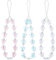 3 Stück Handykette Kurz Anhänger Schmetterlings Handy Lanyard Handy Kette Handy-Charm Universal Handyanhänger Lanyard Schmuck