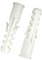 20 pezzi 5/6/7/8/10/12 mm tubo di espansione in plastica Pi tasselli da parete tasselli di espansione bianco colonna telaio fissaggi tubo(7x35mm)