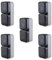 REV AquaStorm SPARSET - 5x Doppelsteckdose - Steckdose Feuchtraum IP55, zweipolig, Aufputz senkrecht, 230V, 16A, anthrazit