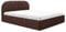 Moon Polsterbett mit Lattenrost aus Holz Doppelbett mit Lattenrost Moon Kopfteil 90x200 120x200 140x200 160x200 180x200 200x200 (Quelle 26 - braun, 140x200)