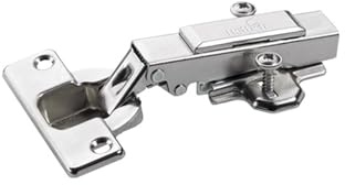 HKB ® 2 Stück Hettich Intermat Automatik Federscharniere mit Klipsmontage, 110°, vernickelt, D: 35 mm, Kröpfung: 0 mm, für aufliegende Türen, 2 Stück, Hersteller Hettich, Artikel-Nr. 9320