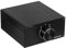 Fegtrtyoa 3-Wege-Stereo-XLR-Passiv-Audiosignal-Umschalter, Auswahlschalter, Symmetrisch, 3 Eingänge, 1 Ausgang, Audio-Wahlschalter, Audio-Wahlschalter