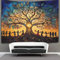 kaiyun Arbre de vie Tenture Murale Tapisserie,Signe de paix Décoration Murale,art Mural Au Plafond 180cmx230cm