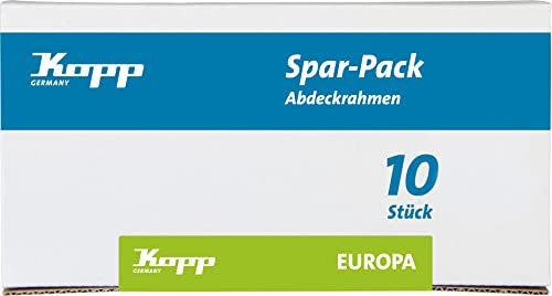 Kopp Profipack mit 10 Stück 1-fach Rahmen Europa creme-weiß, 401513015