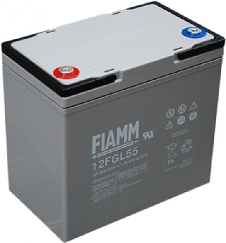 Fiamm Batterie 12 V 55 Ah 12FGL55 VRLA AGM luftdicht