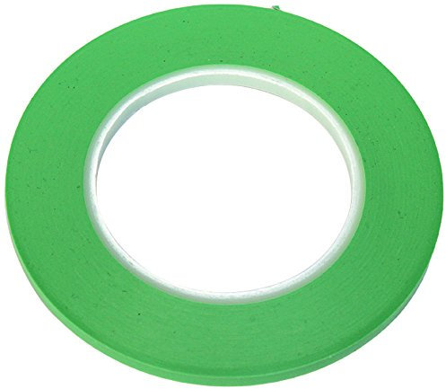 BONUS Eurotech 1BL23.32.0006/055A# Ruban de masquage ligne fine +130 Degré C, largeur 6 mm, longueur 55 m, adhésif à base de caoutchouc synthétique, épaisseur 0,13 mm, vert