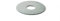 Merriway BH06102 (25 Pcs) Penny Repair Mudguard Fender Washer 50mm Diameter x 10mm Hole - Pack of 25 Pieces
