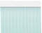 MERCURY TEXTIL Cortina para Puerta Tiras PVC 210x90cm，Cortina para Puerta Exterior (Transparente+Filo Verde P7)