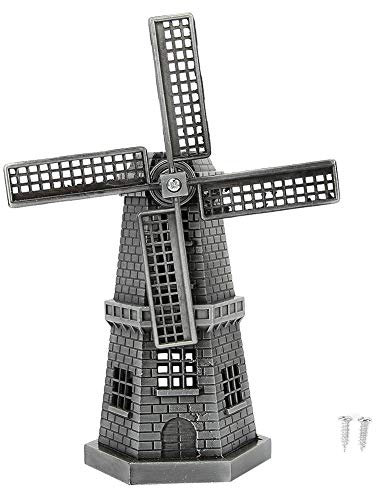 Hilitand Holländisches Windmühlenmodell Klassische Retro Europäischen Stil Holland Windmühle mit Schraube Karton für Regal Schlafzimmer Dekoration