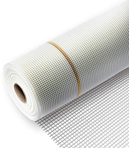Saxoboard Armierungsgewebe Außen & Innen (50 m² / 1 Rolle) - Putzgewebe 165 g/m² - Glasfaser Gewebe