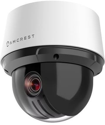 Amcrest ProHD Outdoor 4-Megapixel PoE Vandal Dome IP Security Camera, 3.6mm Lens, IP67 Weatherproof, MicroSD Storage, IK10 Vandal-Proof, IP4M-1028EB-36MM (Black)