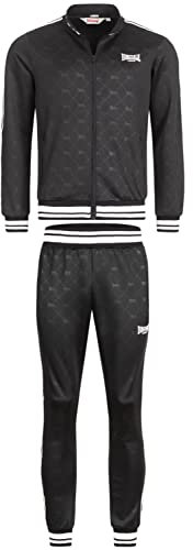 Lonsdale The Gentlemen Ashwell Track Suit Trainingsanzug (XL, black/white)