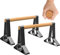 Dolibest 11,8 '' hohe Parallettes Stangen Holzgriff Handstandstangen rutschfeste Parallette-Stangen für Calisthenics, Liegestütz-Krafttraining im Innenbereich im Freien, 1,7 '' (600LB)
