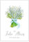 Affiche couple noce de muguet - 13 ans de mariage - affiche anniversaire de mariage par Le Temps des Paillettes