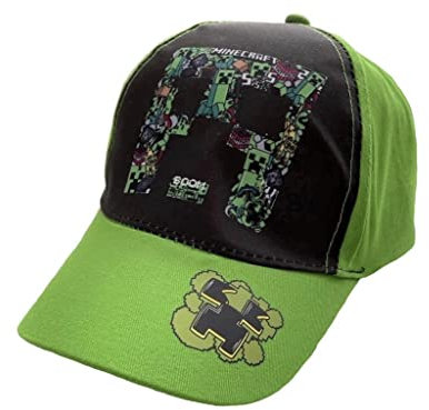 Minecraft Cap Basecap Baseballcap Kappe (as3, Numeric, Numeric_56, grün)