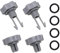ANCLLO 25004/2500 Kit de Sellos de Repuesto para Bomba de Filtro para Bombas de Filtro de Piscina Intex, Accesorios de Repuesto (Paquete de 4)