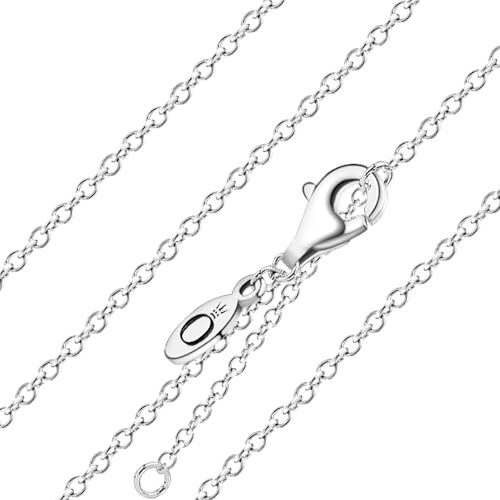 Ohne Anhänger Kette Damen,Brillante Eleganz Infinity Halskette Sterling Silber 925,Unendlichkeitszeichen Silberkette,Necklace for Women,Geschenk für Frauen Geburtstag
