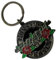 Rock Off officially licensed products Guns N' Roses Silver Circle Band Logo Keychain One Size
