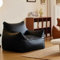 Großer Sitzsack Stuhl, für Wohnzimmer Innenräume Schlafzimmer Garten, Keine Füllung, Mid Century Modern Lounge Chair, für Erwachsene Sitzsack Abdeckung, Wasser-basierte Leder einzelne Abdeckung