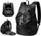 WEPLAN Motorrad Rucksack Wasserdicht Herren Damen Helm Rucksack Motorrad Rucksäcke Helmtasche Motorradrucksack Helmrucksack Motorradhelm Leicht Reise Rucksäcke Motorcycle Backpack,Camouflage Schwarz L