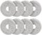 ZITUZY Lot de 8 pièces de rechange pour aspirateur ECOVACS DEEBOT X2/T20/T20e/T30 OMNI, lingettes pour Xiaomi X20/X10+ Plus, pour T30S Pro/Combo, pour robot aspirateur Dreame L10s/L10/L20/X40/L40