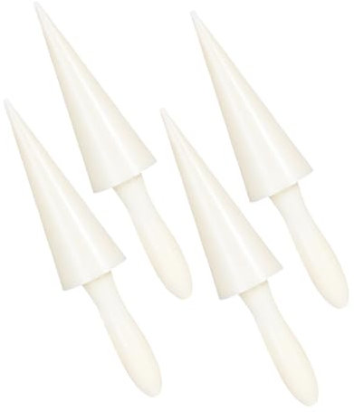 ULTECHNOVO 4pcs Cone Mold Roller Waffle Cone Roller Ice Mold Kitchen Baking Waffle Maker Pastry Roll Tool for Baking Shaper