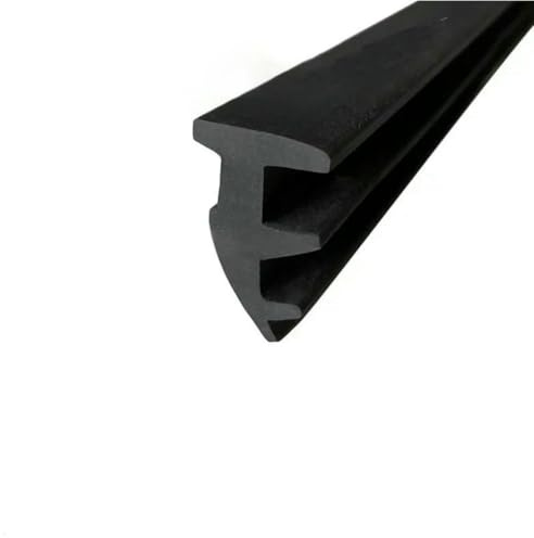 T-förmige Tür- und Fensterdichtung aus Aluminiumlegierung, 90°-Gummiprofil, Dichtungsprofil, Spaltfüller, Windstopper, Gummiprofil 013, 14 x 10 mm