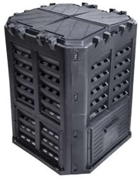 Composteur 360 L de jardin 69 x 69 x H 84 cm.
