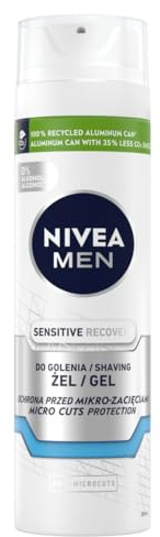 NIVEA MEN Sensitive Recovery Gel de rasage réparateur pour homme 200 ml