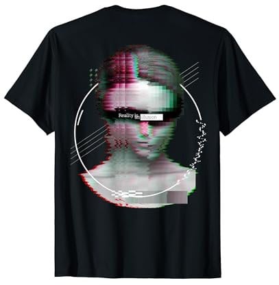 Backprint: Techno Musik Vaporwave EDM Party Raver Festival T-Shirt