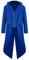 Herren Steampunk Gothic Frack Mittelalter Vintage Jacke Gehrock Viktorianisch Mantel Pirate Halloween Kost?m Smoking Uniform M?nner Karneval Cosplay Verkleidung Blau XL