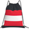 SBKGBIEHG Turnbeutel mit Österreichischer Flagge, für Herren und Damen, wasserdicht, mit Kordelzug, Sport-Reise-Aufbewahrungstasche, Siehe Abbildung, One size