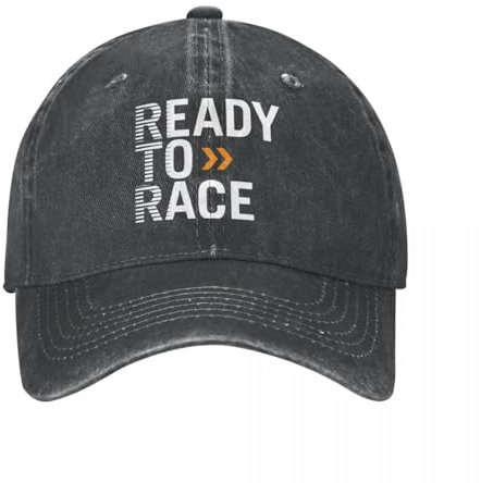 QIYAEUA Ready to Race Baseball Cap Vintage Distressed Washed Motocross Bitumen Bike Life Snapback Hat Outdoor Travel Hats Cap Geschenk
