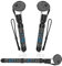 Rechale Handle Attachments Compatible with Meta Quest 3S/3, Controller Accessories for Quest 3S, VR Game Gorilla Tag Long Arms Sticks, Beat Saber Handle Extensions Grips for Meta Quest 3 (Phantom)