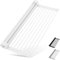 HANZENMA Escurridor de platos enrollable sobre el fregadero, estante de secado enrollable para fregadero de cocina, multiusos, plegable, resistente al calor, antideslizante y antioxidante para cocina,