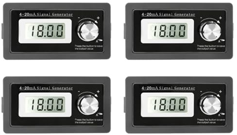 Remingtape 4X Nouveau GéNéRateur de Signal de Courant 4-20MA à 2 Fils GéNéRateur de Boucle de Courant Monté sur Panneau Simulateur 4 à 20MA Haute PréCision
