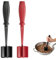 2PCS Mince Masher, Meat Masher Utensil, 28 x 6 cm Ground Beef Masher, ABS Material Meat Chopper, Meat Separator Tool for Hamburger Meat, Beef Handling(Black & Red)
