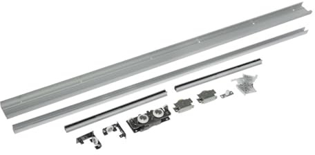 Ensemble De Quincaillerie Pour Porte Coulissante Sans Rail, Double Dissimulé, Pour Installation Dans Une Salle Bain Du Sol Au Plafond(1.5m)