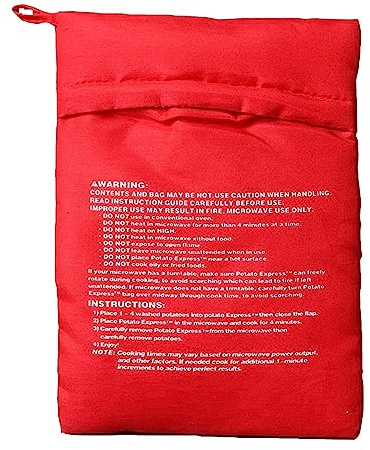 Sac de cuisson pour pommes de terre douces et maïs au micro-ondes - Accessoire de cuisine polyvalent pour une cuisson rapide sans graisse - Sac en silicone réutilisable pour une cuisson saine à la