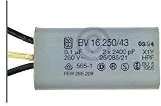 Entstörschutz Störschutzfilter 0,1µF Funkentstörkondensator Kleingeräte BV 16250