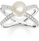 Thomas Sabo Damen-Ring 925 Silber Zirkonia weiß Gr. 54 (17.2) - TR2077-167-14-54