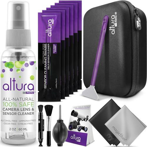 Altura Photo Kit de Nettoyage Professionnel pour Appareil Photo Reflex numérique avec étui de Transport
