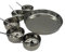 Set of 11 Stainless Steel Serving Dish for Pickle/Chutney/Curry/Relish Dish