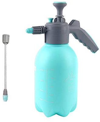 AIWEIYER Rociador de presión Manual 2L, Rociador de presión de jardín Rociador de Mano de jardín doméstico, Extensión de Botella de rociado de presión de Bomba, Mayor Cobertura al rociar Agua (Azul)