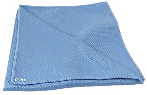 GBPro Premium Fishscale Microfibre Glass/Window finishing cleaning cloth - 300gsm (40x40)