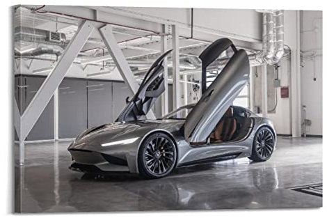 YUANLY Supercar Poster für Karma SC2 Rennauto, dekoratives Gemälde, Leinwand, Wand- und Kunstbild, Familien-Schlafzimmer-Dekoration, 20 x 30 cm