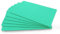 SwavGo Filz Untersetzer Tischset, 6er Platzset Bunte Filzunterlagen für Teller, Besteck, Gläser - Tischset abwaschbar (Seafoam)